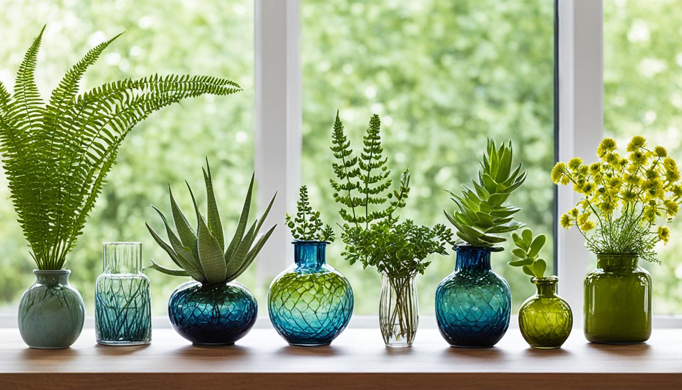Vasen und Pflanzen