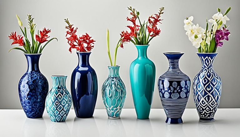 Verschiedene Vasenformen und ihre Wirkungen
