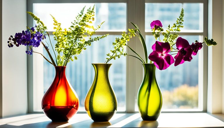 Farbenfrohe Vasen: Ein Hauch von Farbe für Ihr Zuhause